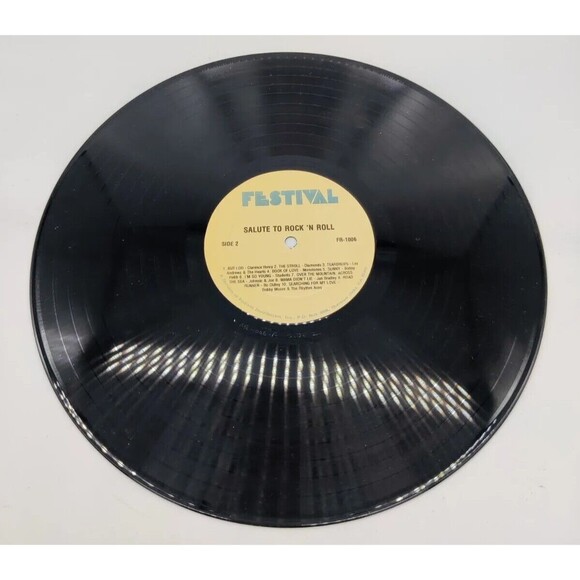 Vintage A Salute To Rock & Roll Volume One Record Vinyl Lp 1976 1970s Festival - Picture 5 of 8